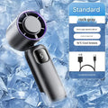 3000Mah Electric Fan Portable Turbo Fan Rechargeable Cooling Handheld Desktop Dual-Purpose Air Conditioner for Camping